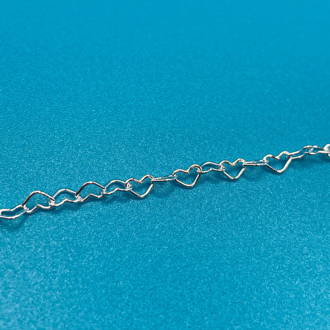 Heart Linked Chain approx. 2.8mm 7